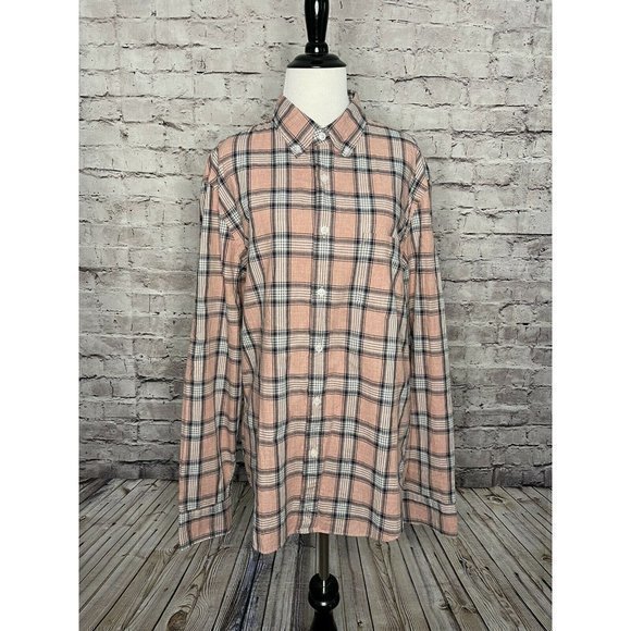 J Crew H1106 Plaid Button Heathered Slim Shirt‎ - Picture 1 of 12